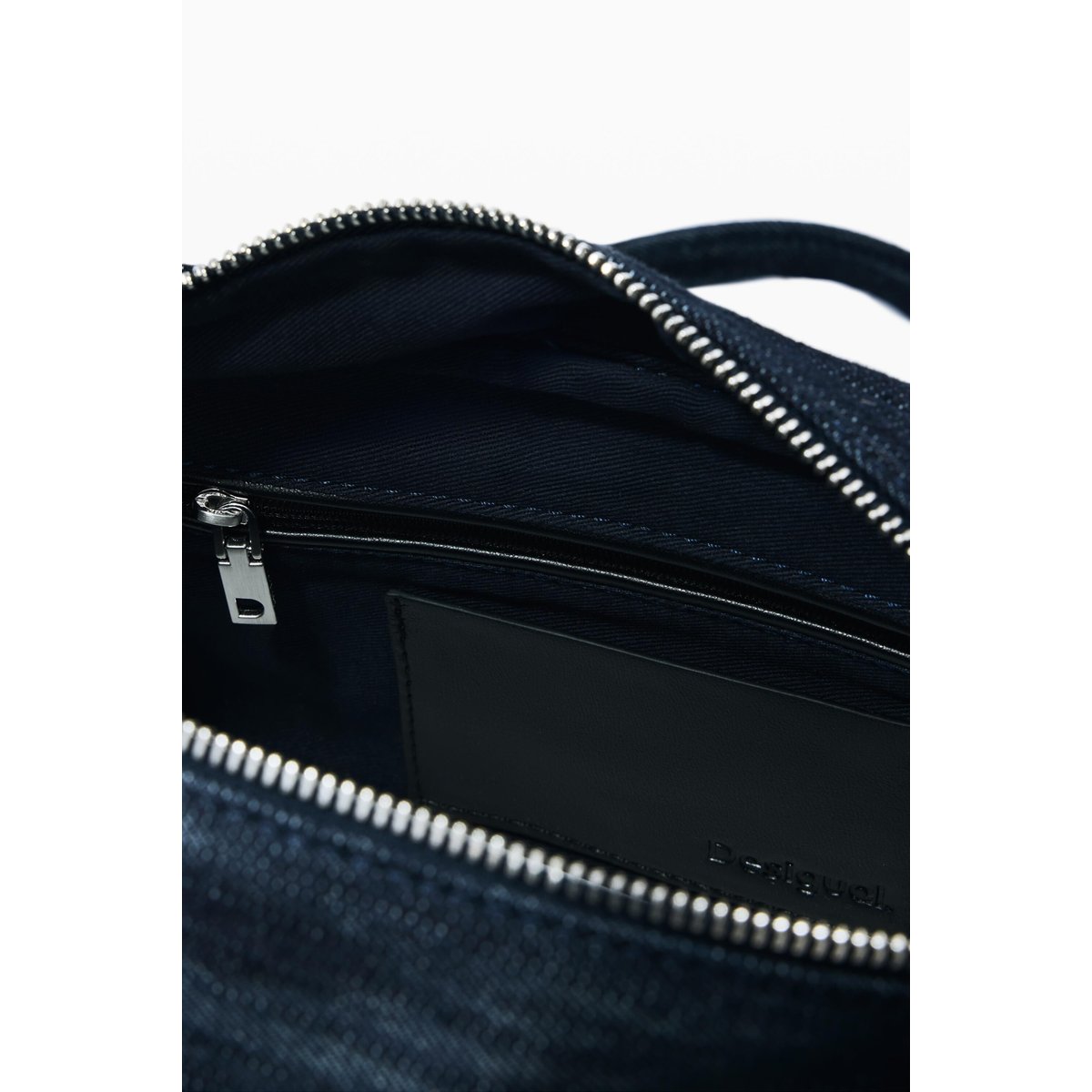 Sac brodé moyen bleu, DESIGUAL