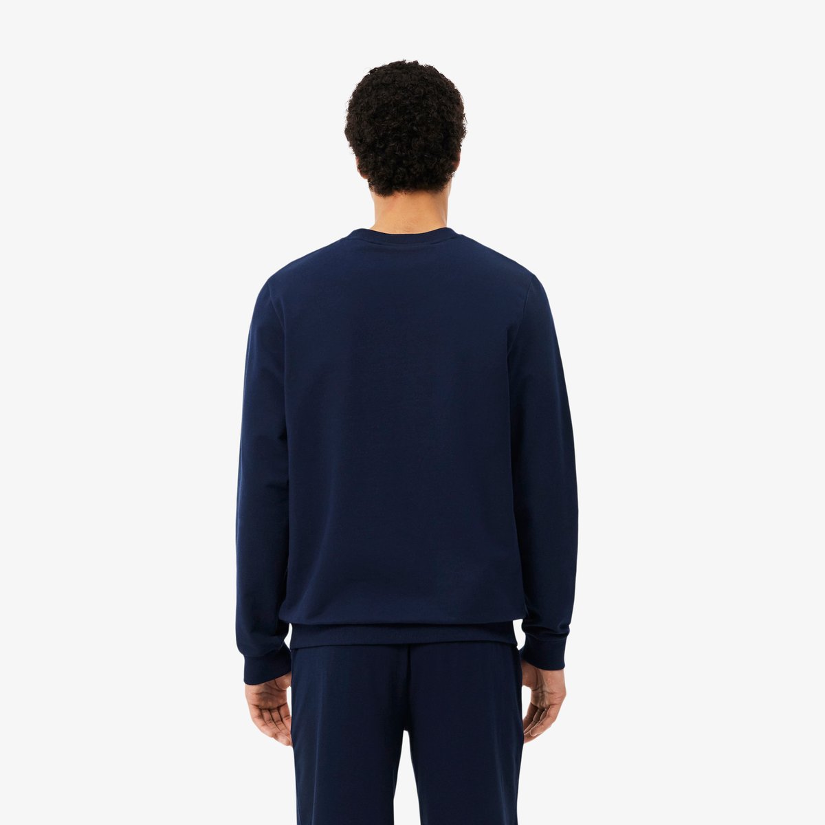 Sweatshirt d'intérieur en molleton bleu-525, LACOSTE