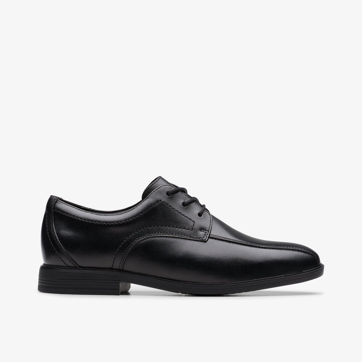 Derbies Cuir Coupe Large JONWIN LOOP Y noir, CLARKS