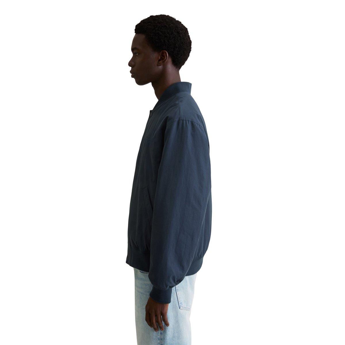 Blouson régulier imperméable et légèrement matelassé bleu foncé, MARC O’POLO DENIM