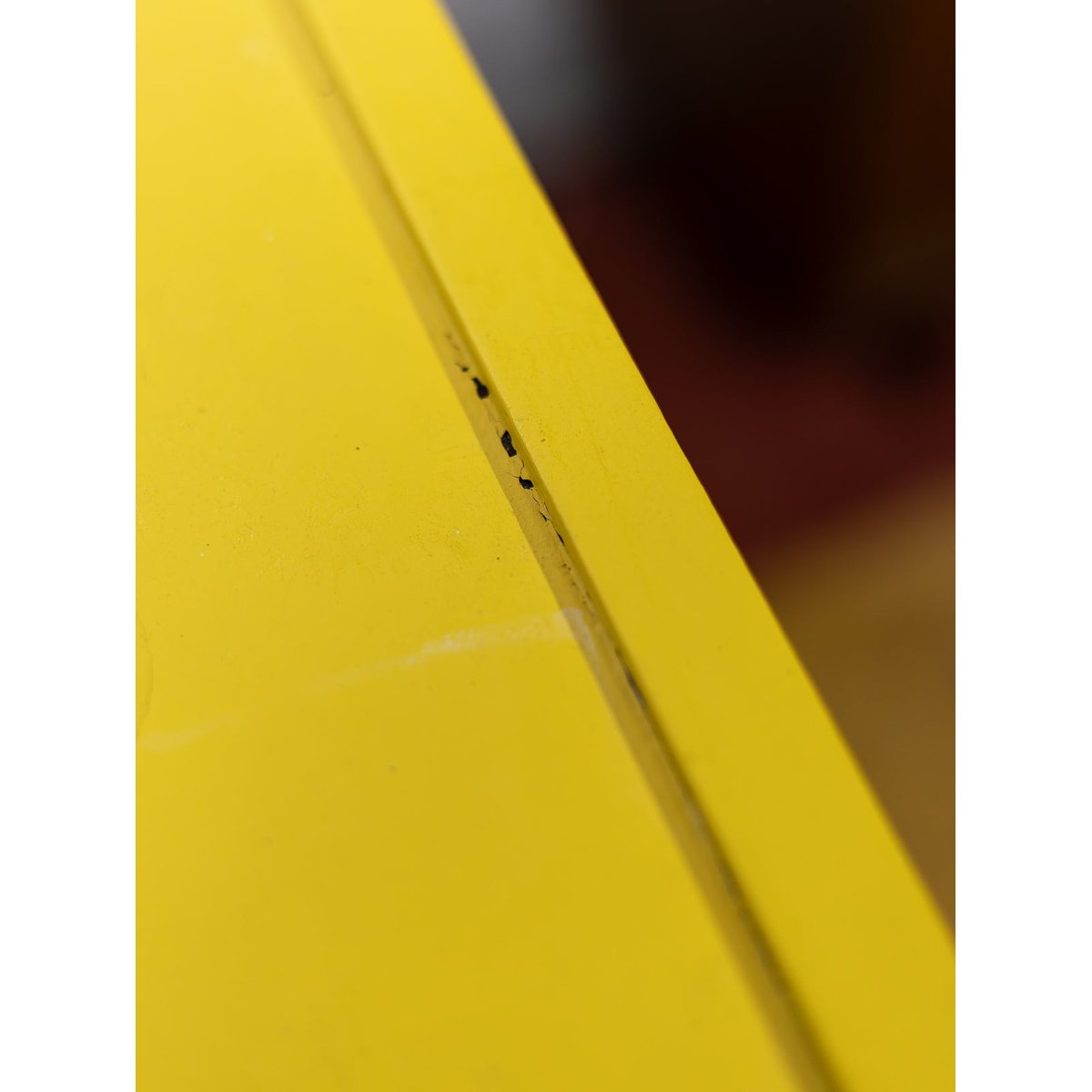 Commode jaune citron Olga N°1128 - Bon état argenté, DEBONGOUT