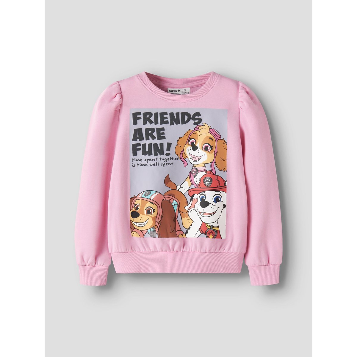 Sweat-Shirt violet - begonia pink1, NAME IT