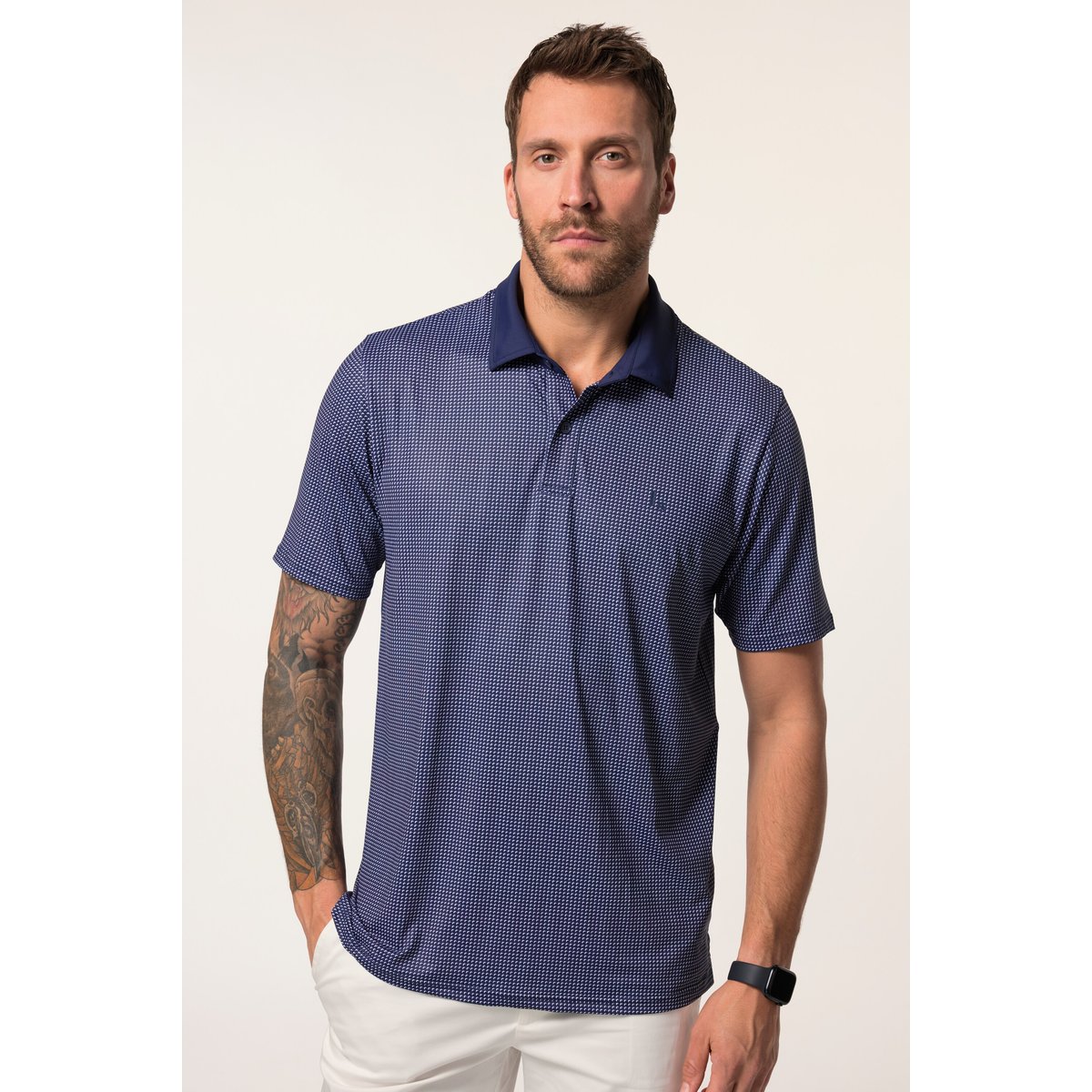 Polo spécial golf bleu marine, JP1880