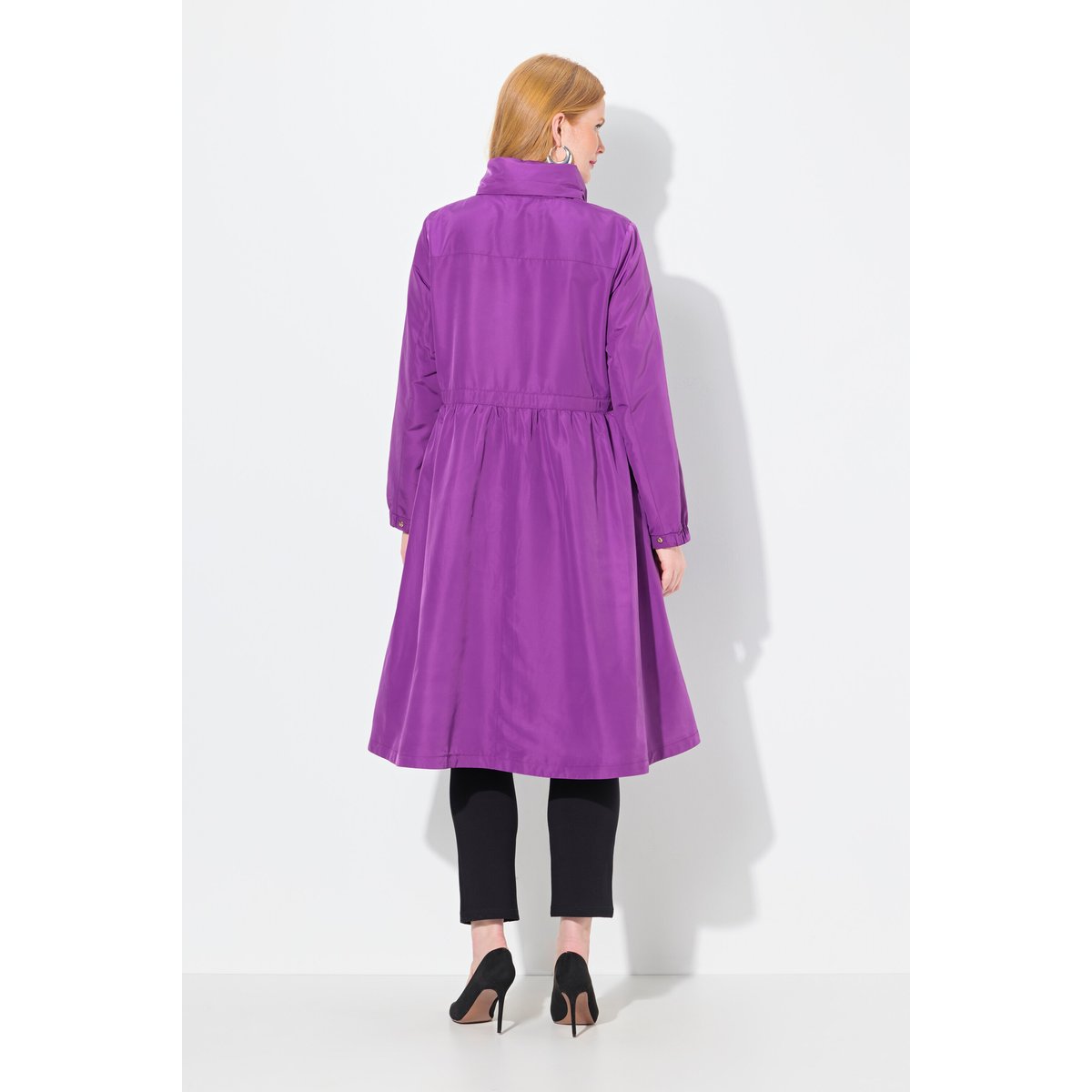 Manteau à capuche, matière déperlante mûres, ULLA POPKEN