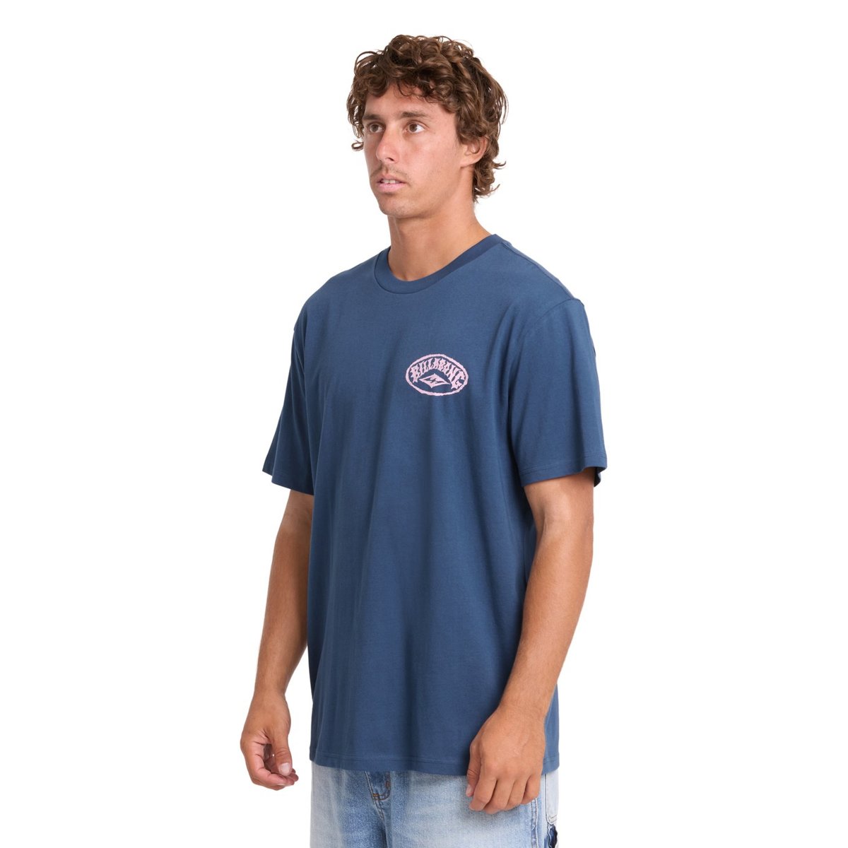 T shirt manches courtes REVERSE PREMIUM bleu dark denim, BILLABONG