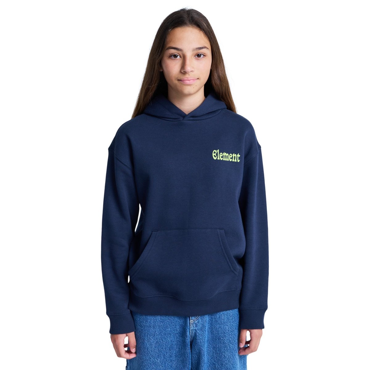 Sweat à capuche BAD DOGGIE PO Y bleu eclipse navy, ELEMENT