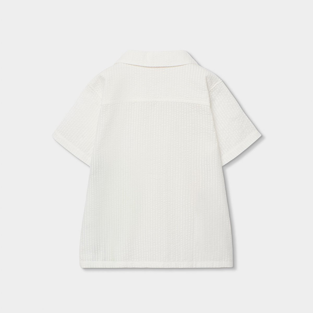 Chemise popeline palmiers blanc, BOBOLI