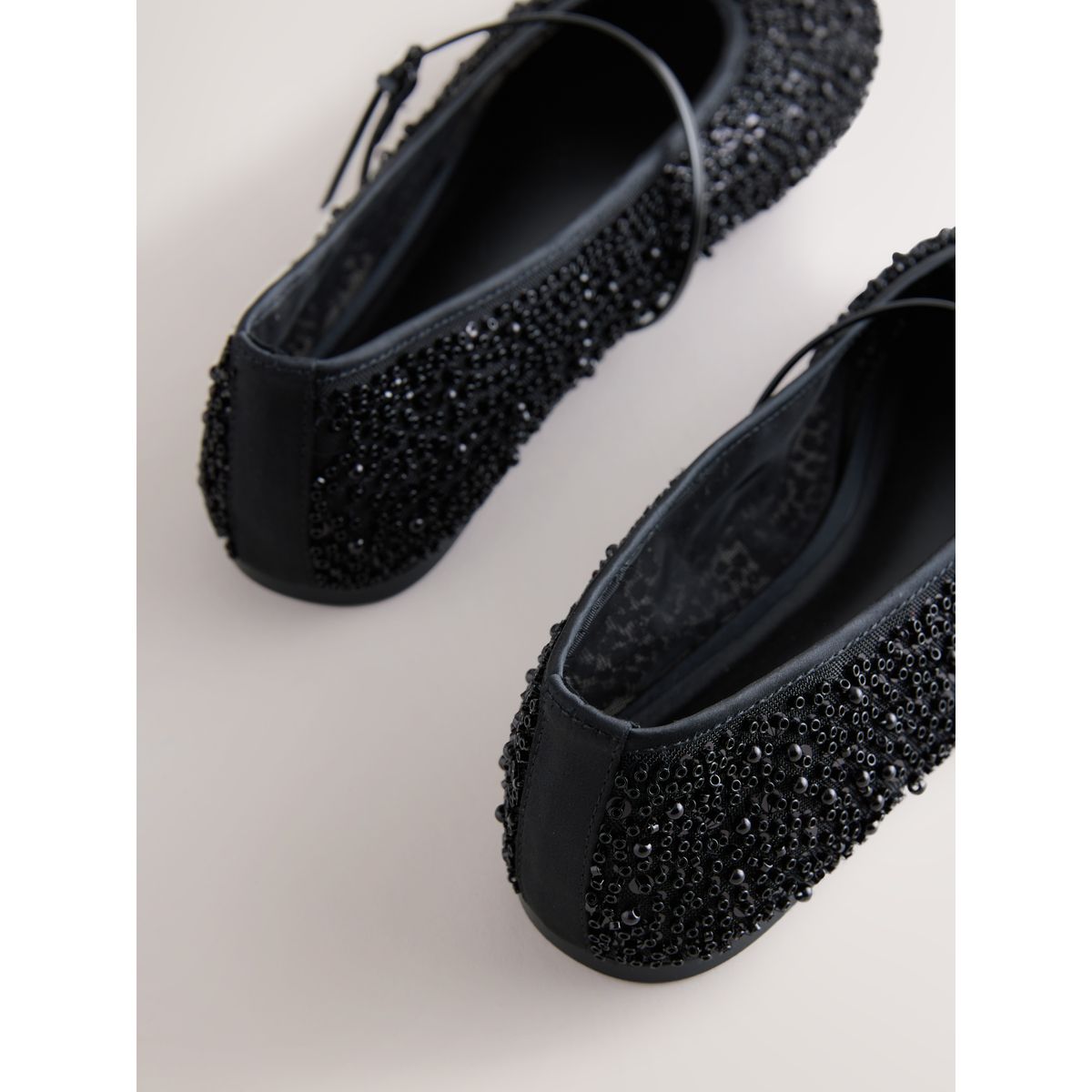 Babies ornées de perles forever comfort® noir, NEXT