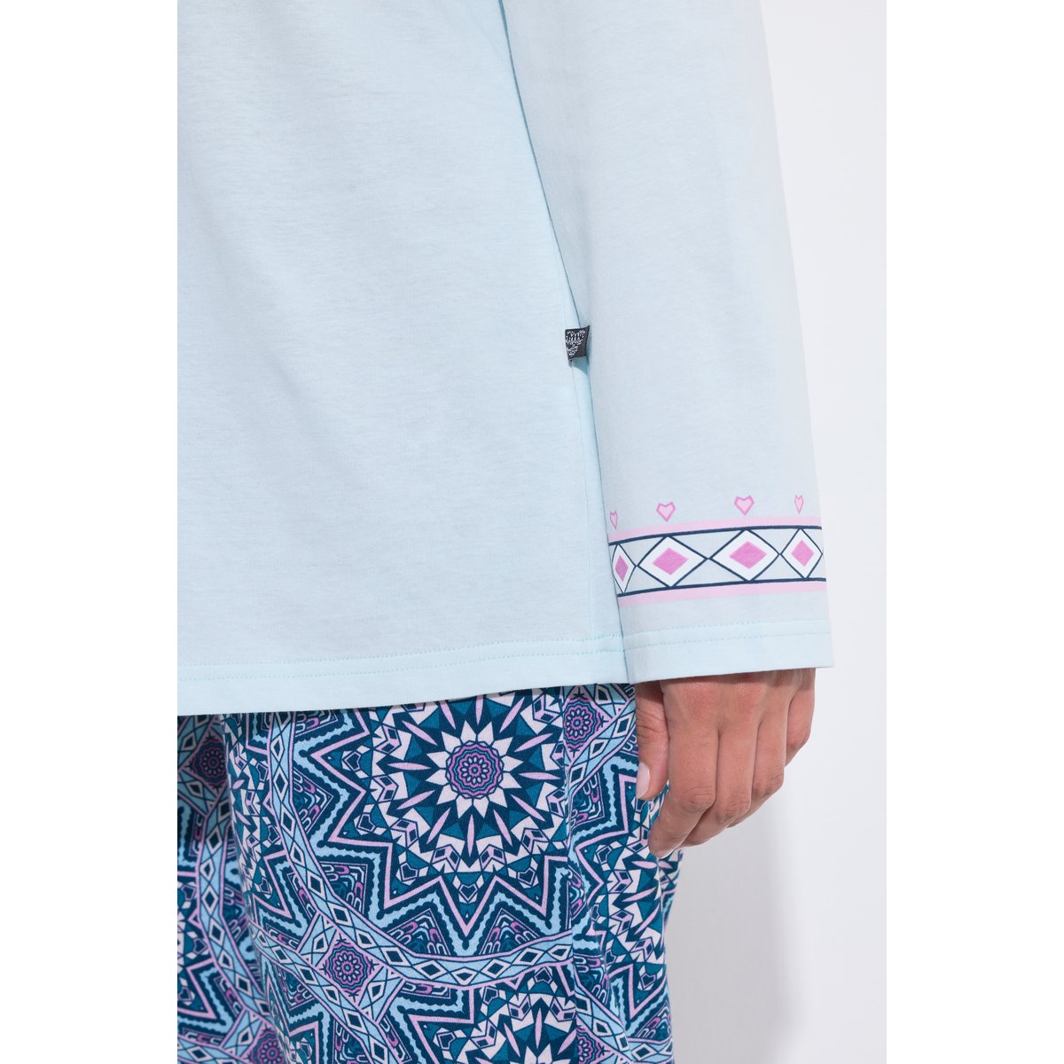 Pyjama mandala de flocon de neige bleu mer de glace, ULLA POPKEN