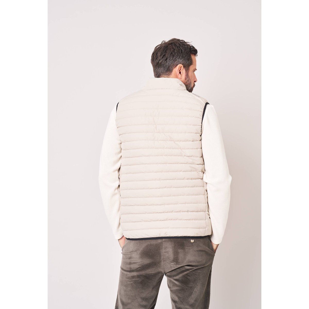 Doudoune sans manches homme DRYDEN chalk, DEELUXE