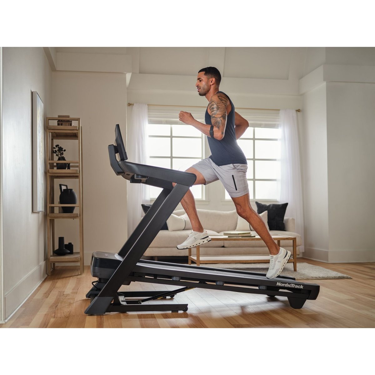 Tapis de course Tapis de course T series 9 | Écran tactile 10" | 19 km/h noir, NORDICTRACK