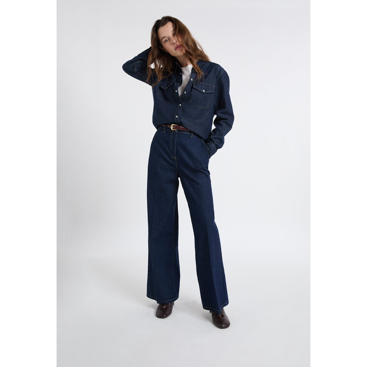 Jean large CLARA jean denim, ETAM