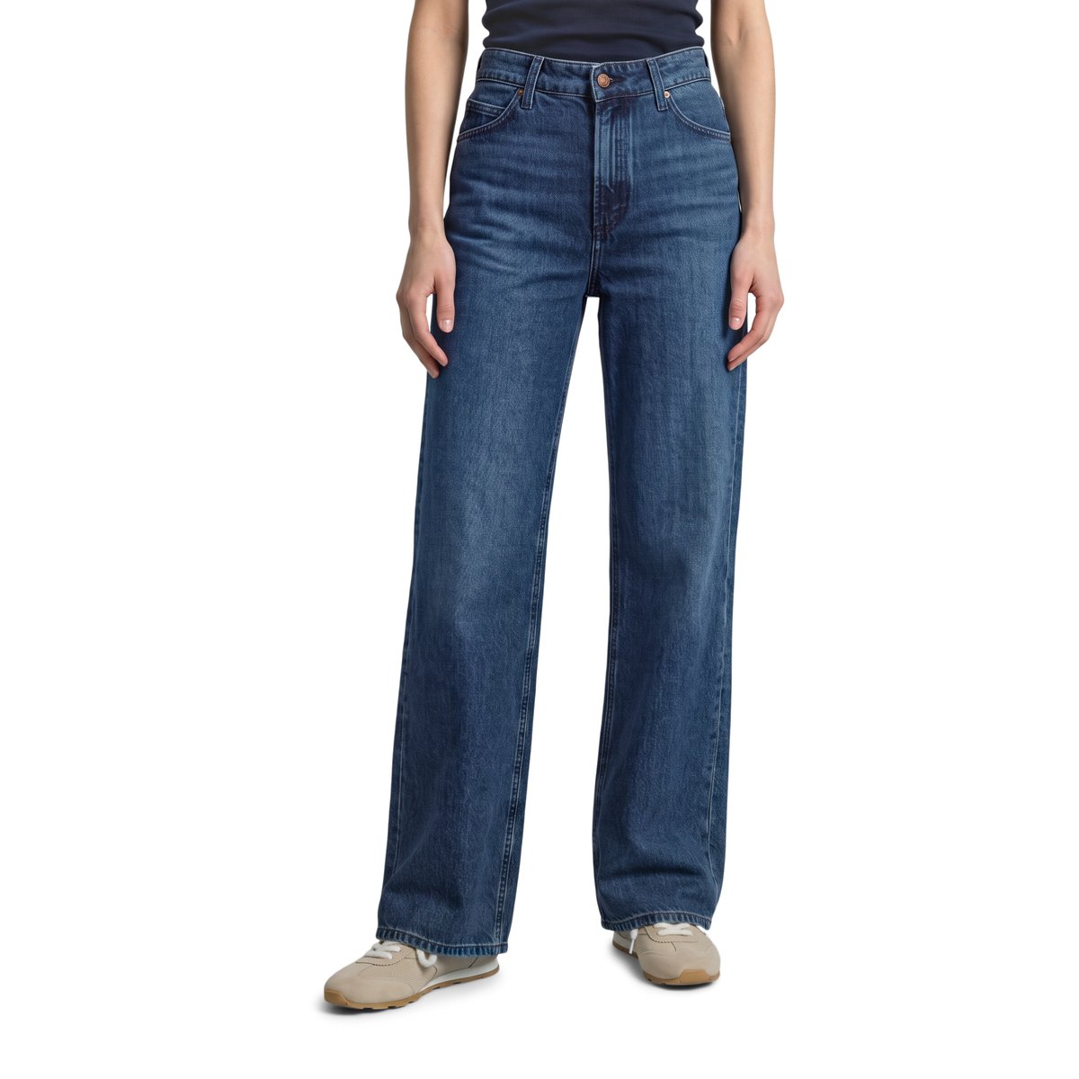 Jeans modèle Tomma large en coton sans stretch bleu, MARC O’POLO DENIM
