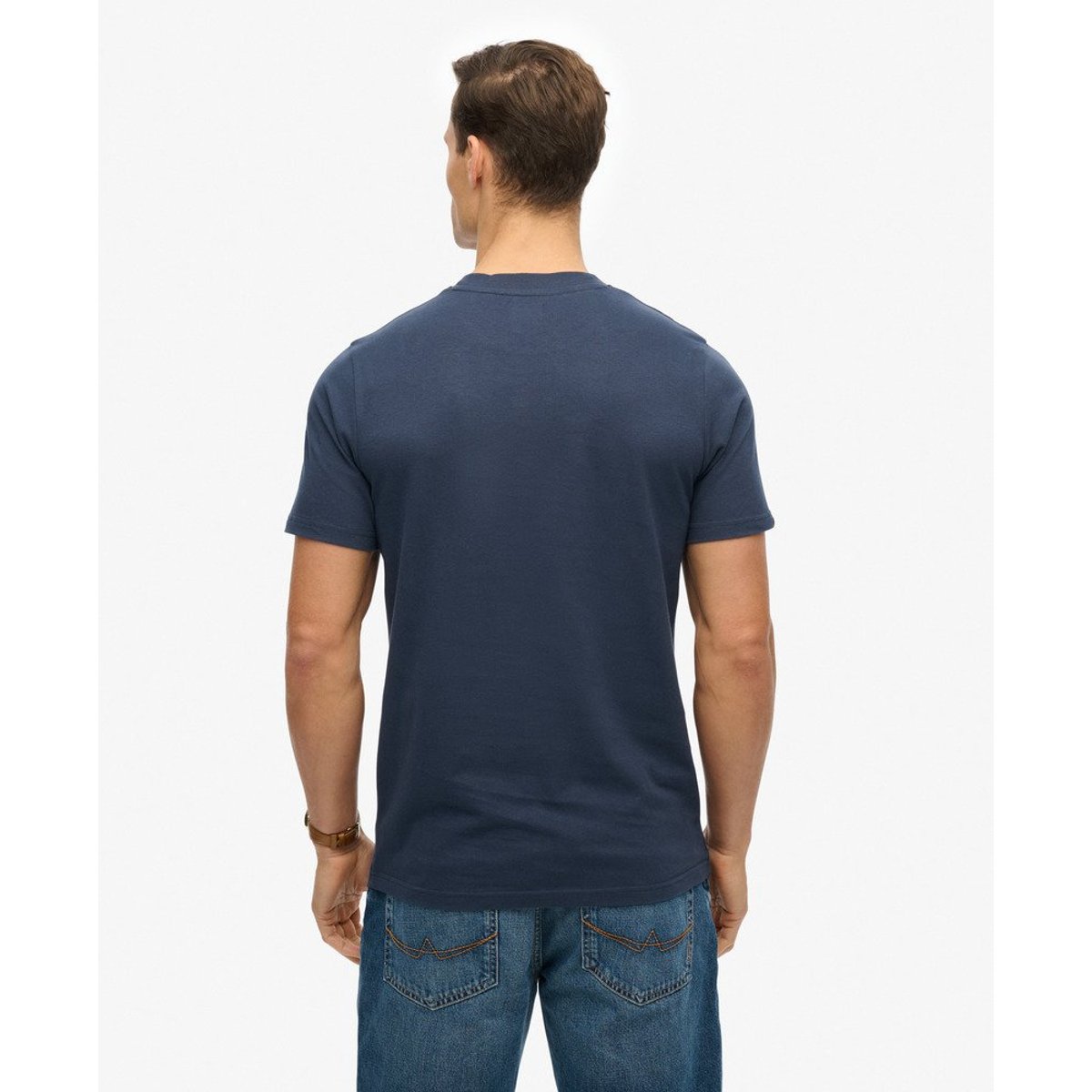 T-shirt Mountain Rainbow bleu marine éclipse, SUPERDRY
