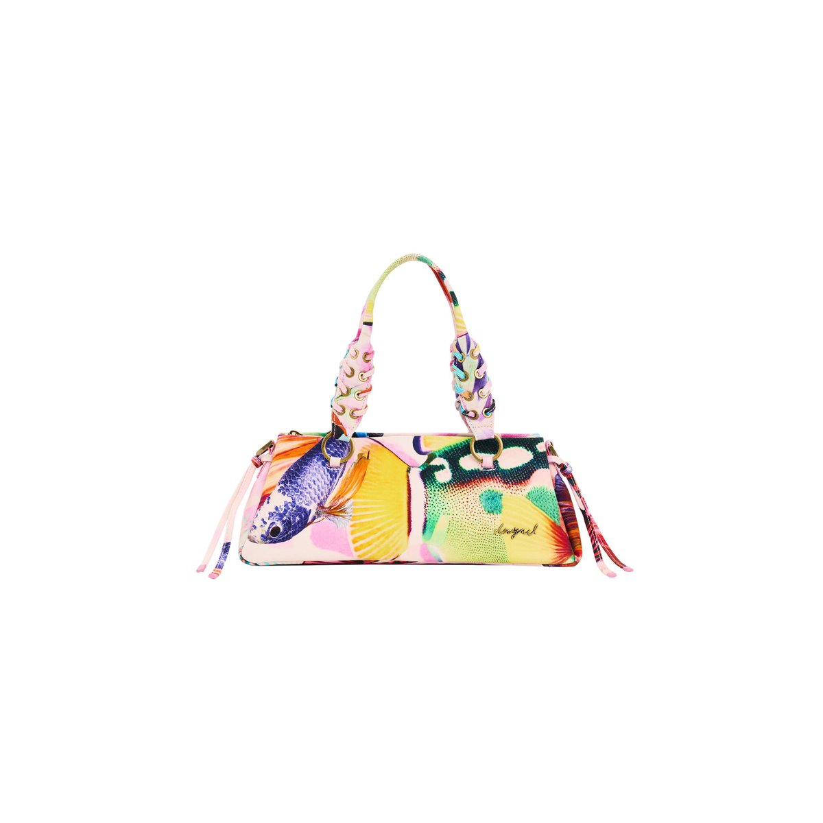 sac conçu par mr. christian lacroix rouge, DESIGUAL