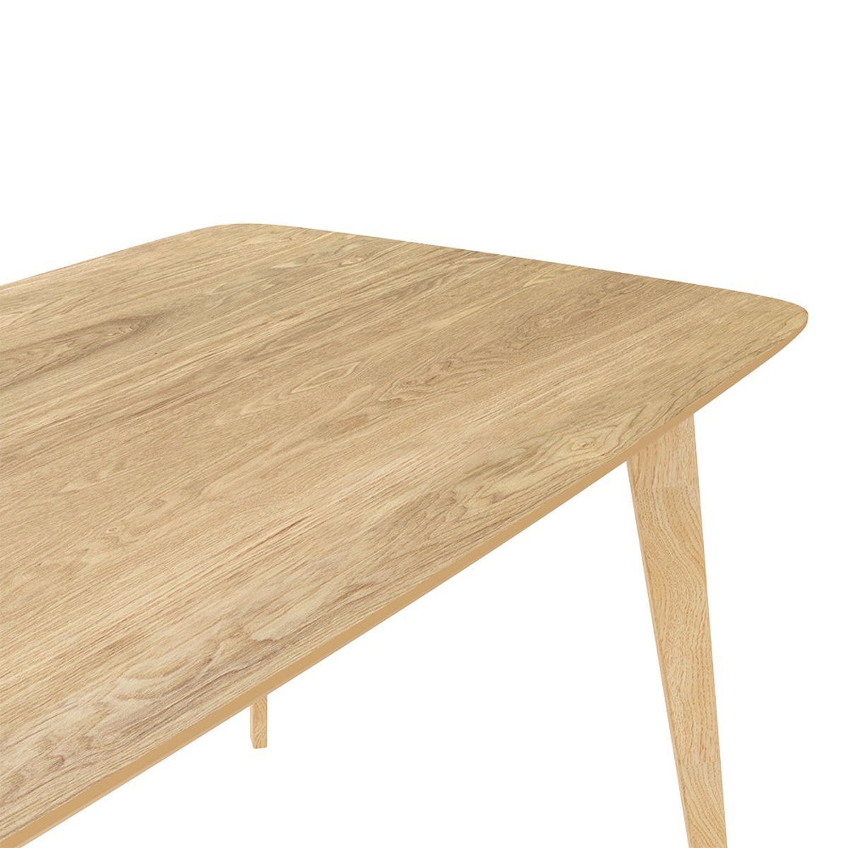 Table rectangulaire 6 personnes en bois 150 cm - OMAN bois clair, MAISON PAVANE