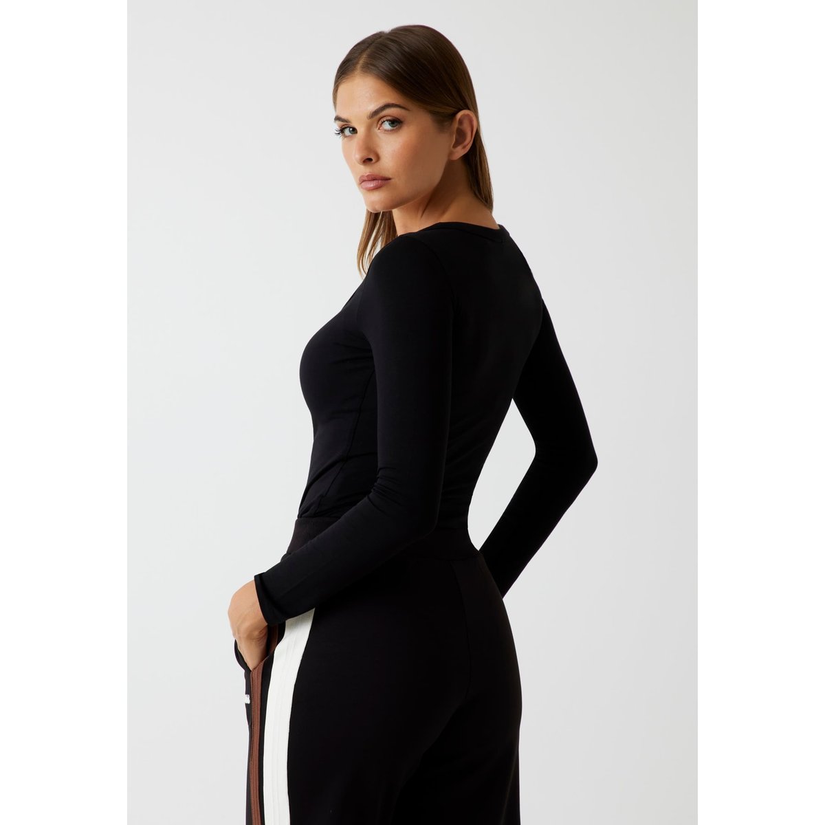 Body En Jersey noir, GUESS
