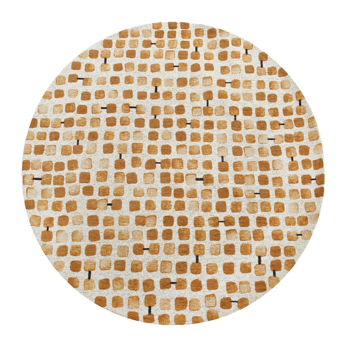 Tapis intérieur/extérieur tissé plat PEACHY jaune, NOVATREND