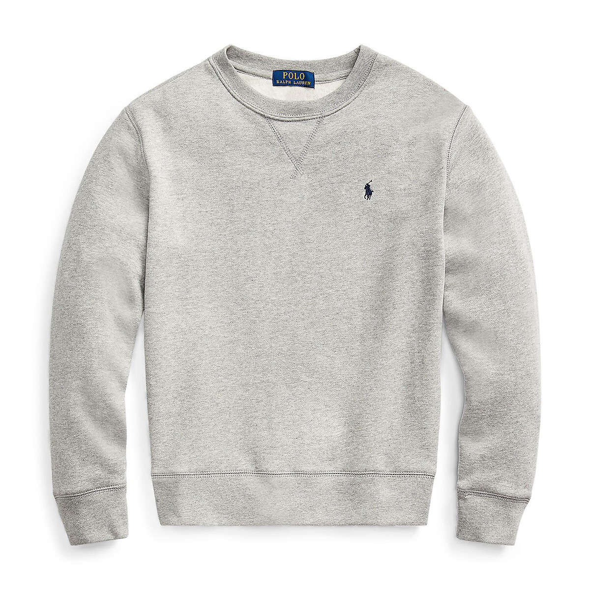 Sweat molletonné en coton mélangé gris, POLO RALPH LAUREN