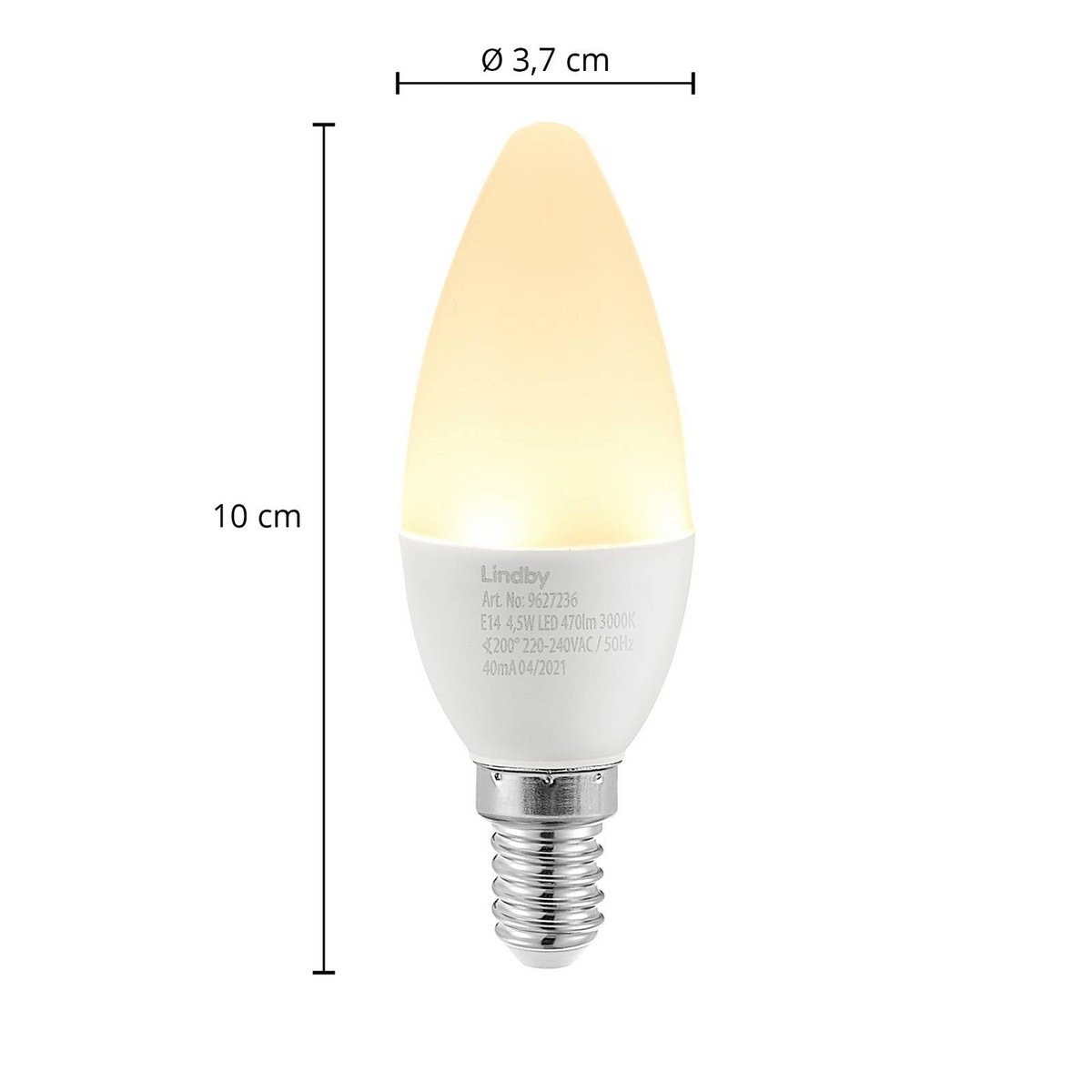Ampoule E14 LED, E14 4,5W LED couleur unique, LINDBY