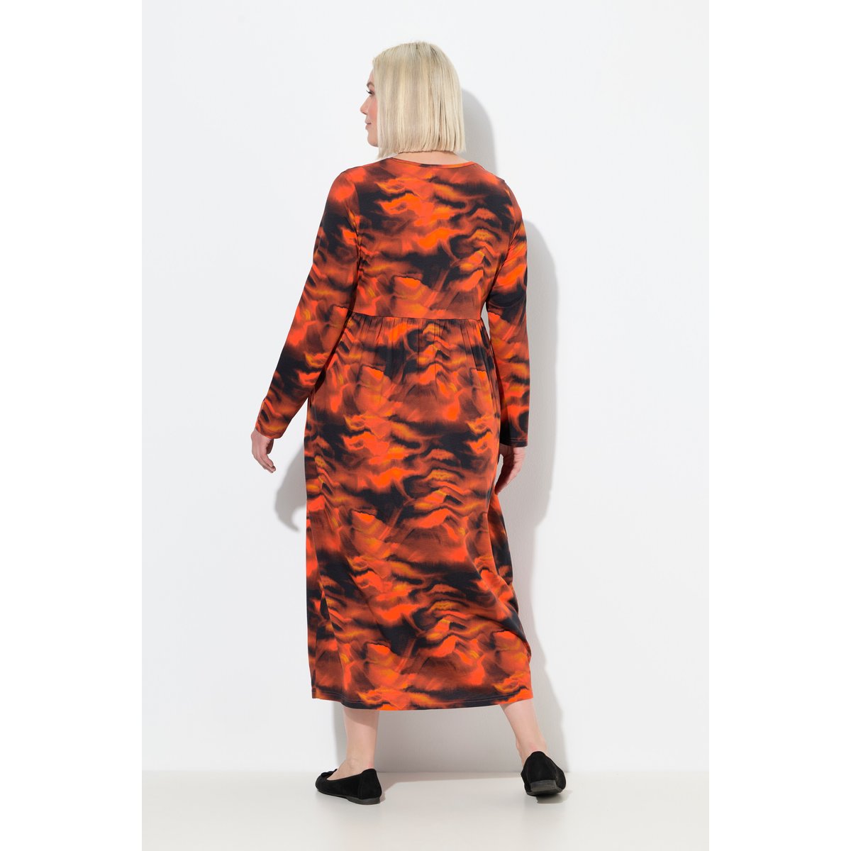 Robe maxi avec poches rouge vin foncé, ULLA POPKEN