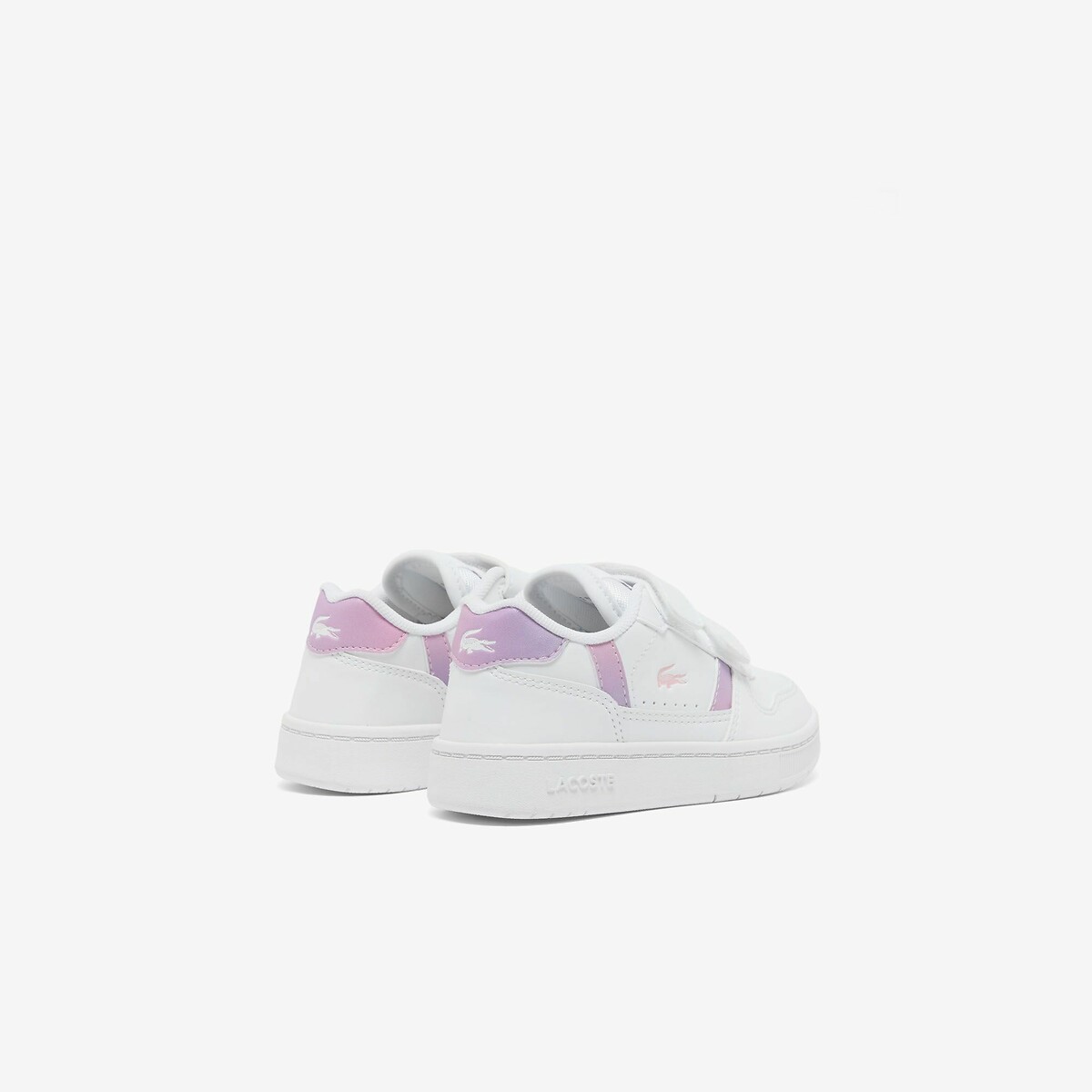 Kids T-Clip Set Trainers white/pink, LACOSTE