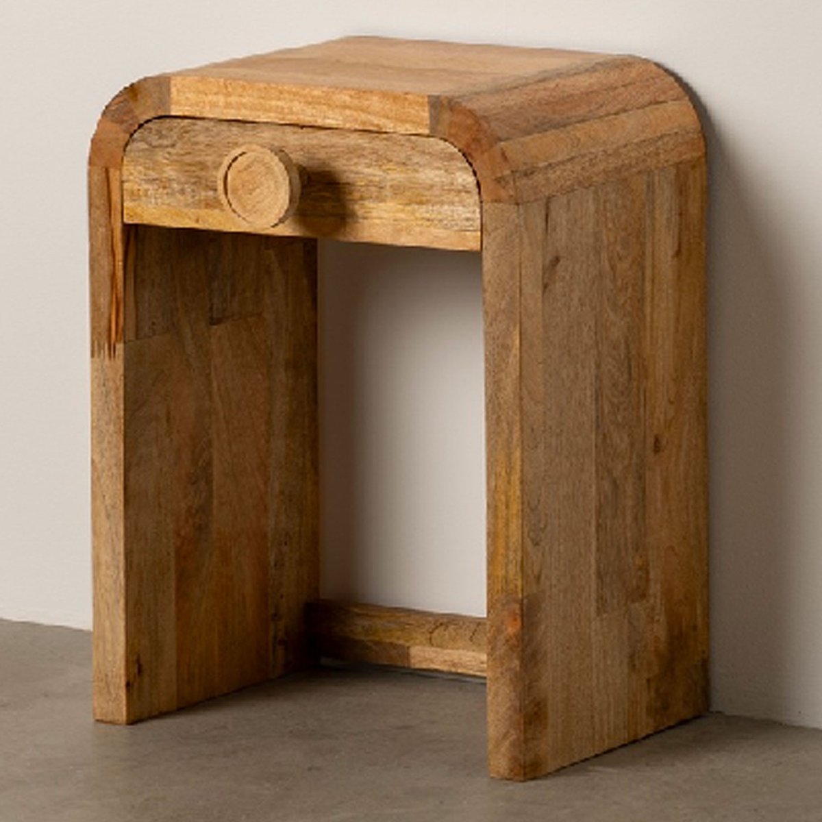 Table de chevet bois 1 tiroir bois, WADIGA