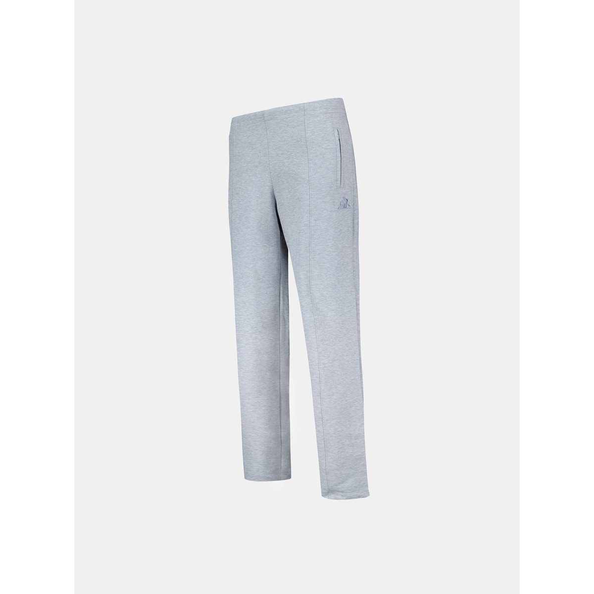 Pantalon large Essentiel en molleton léger Essentiels ton/ton gris chiné clair, LE COQ SPORTIF