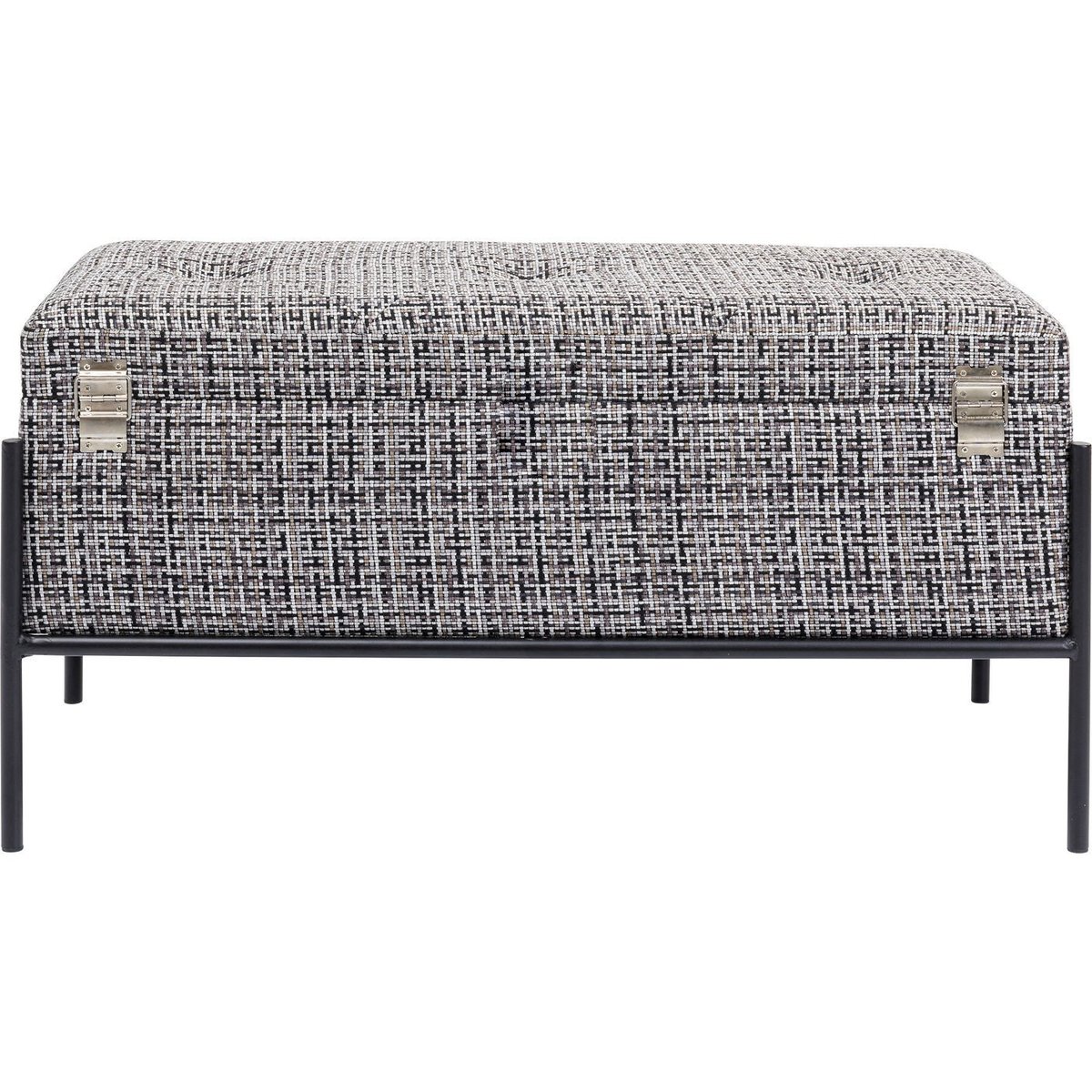 Banc-coffre, ICELAND noir et blanc, KARE DESIGN