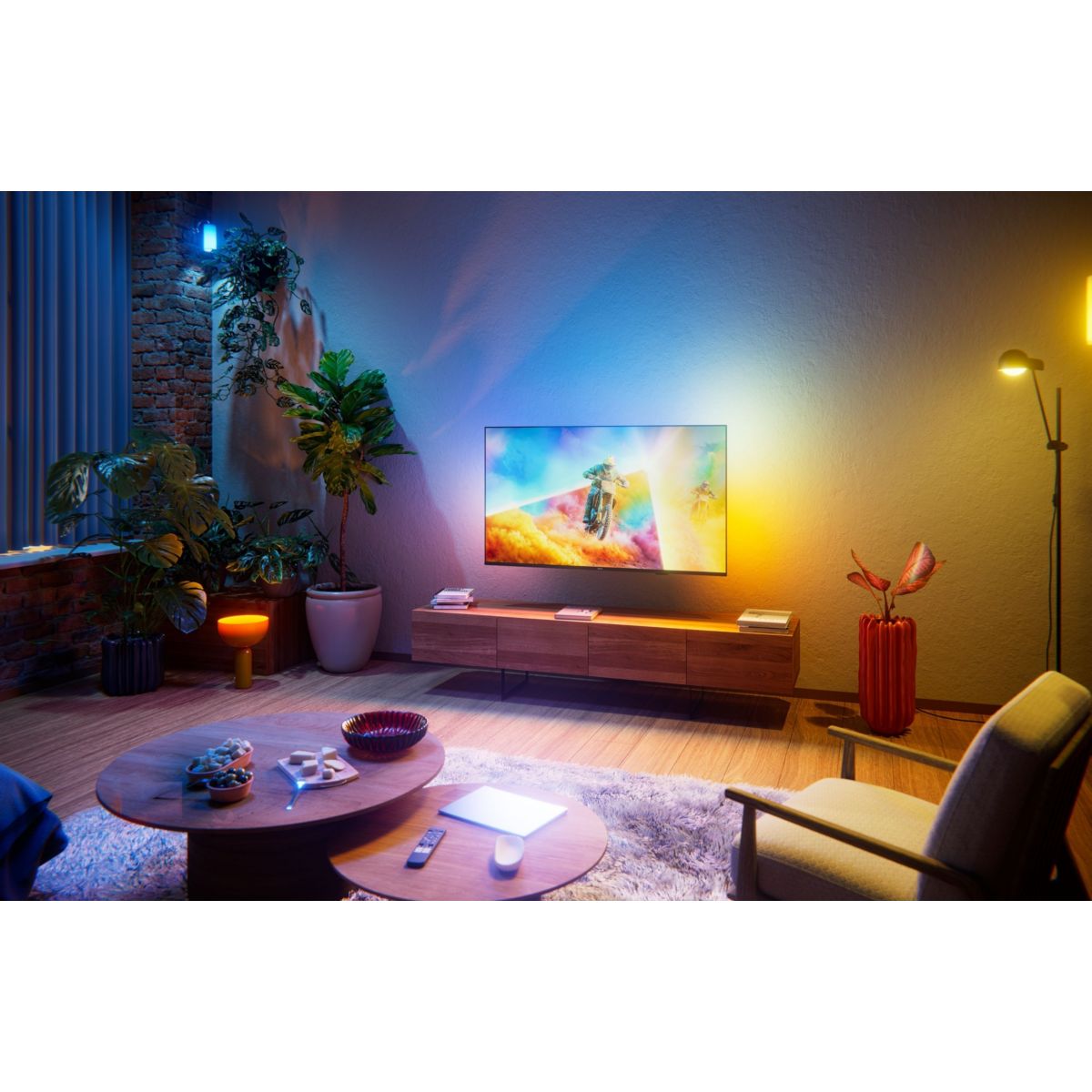 TV QLED 65PQS8501 (2026) 65" (164 cm) 4K Ultra HD - Ambilight, Smart TV couleur unique, PHILIPS