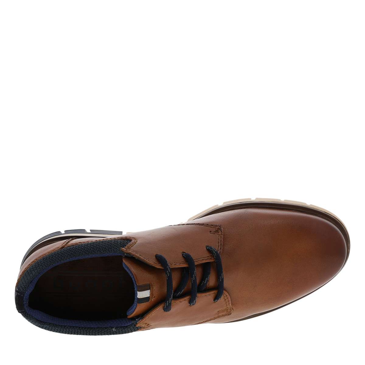 Derbies SIMONE COMFORT cuir talon plat marron, BUGATTI