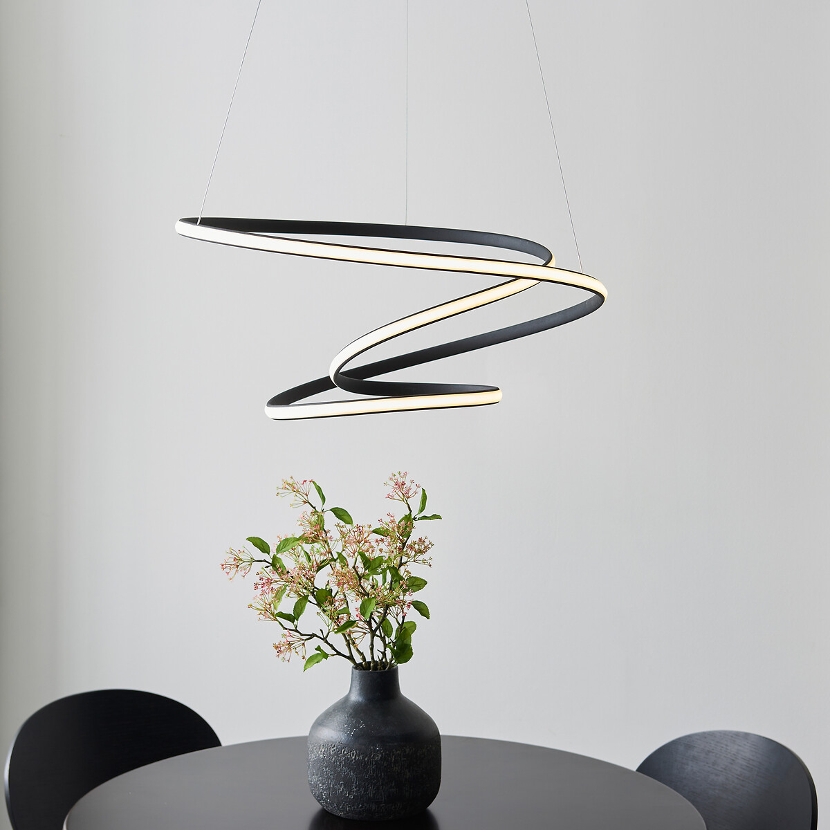 Dunehill Contemporary Warm White LED Pendant Light black, ÉDITÉ