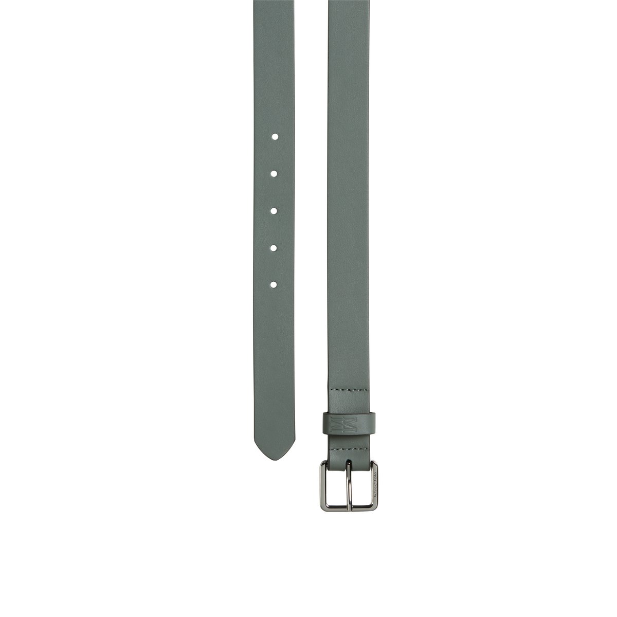 Ceinture modèle Junna en cuir de vachette de qualité supérieure gris, MARC O'POLO