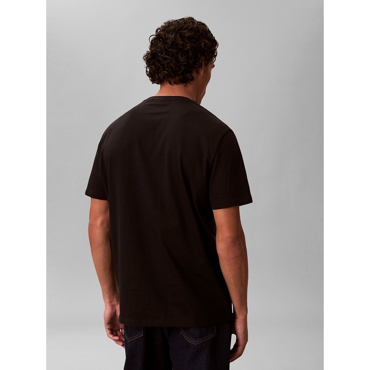 Lot de 2 T-shirts manches courtes noir + blanc, CALVIN KLEIN JEANS