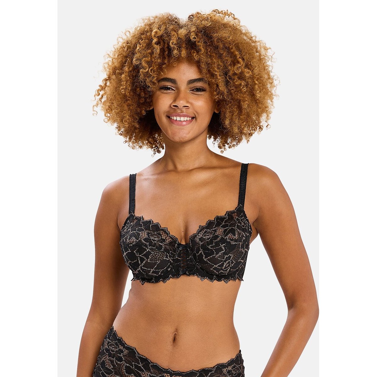 Soutien clássico com armações ARUM PARTY preto / acobreado, SANS COMPLEXE