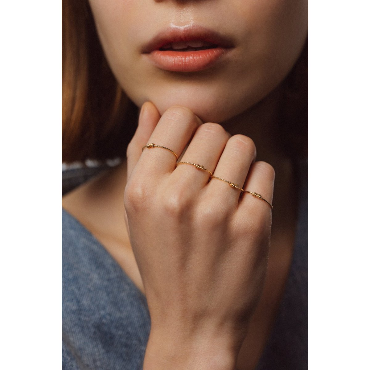 Bague anneau Éclat or, YAY PARIS
