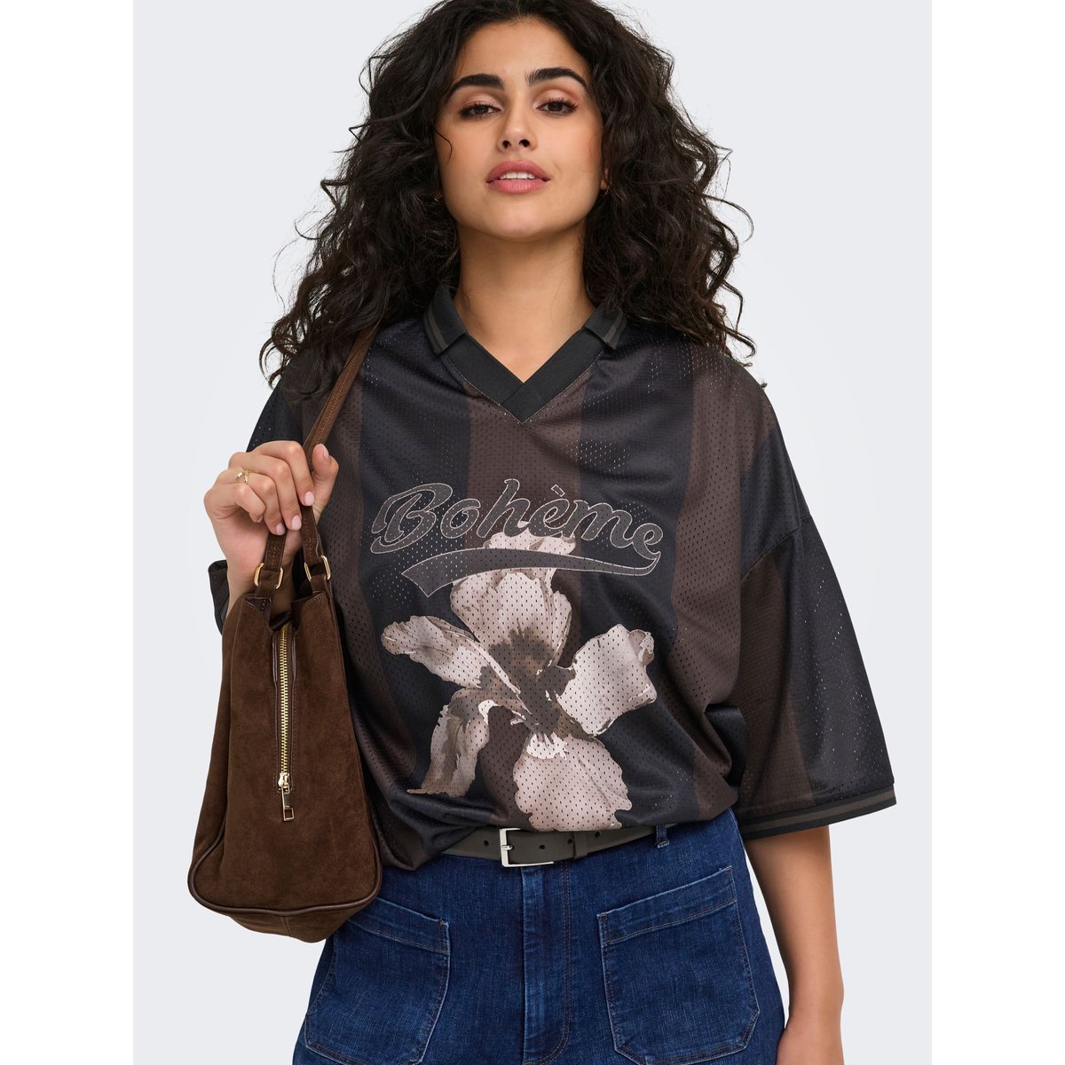 T-Shirt black coffee, ONLY CARMAKOMA