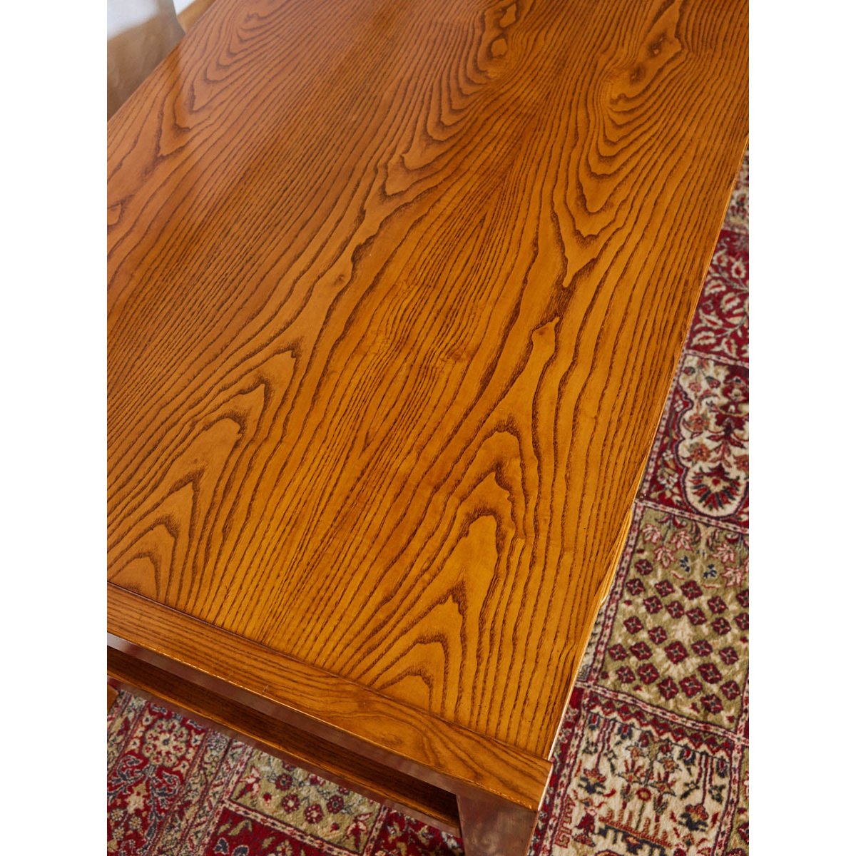Bureau en chêne scandinave Yvan N°542 - Bon état bois clair, DEBONGOUT