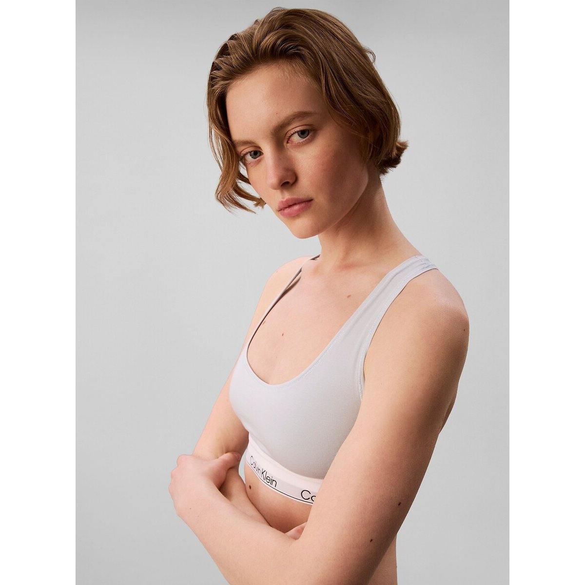 Lot de 2 Bralettes ICON COTTON MODAL noir + bleu clair, CALVIN KLEIN UNDERWEAR