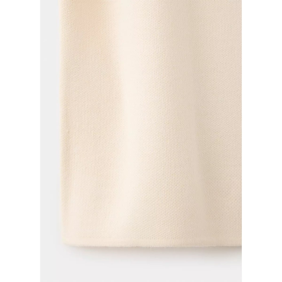 Robe maille col roulé écru, MANGO