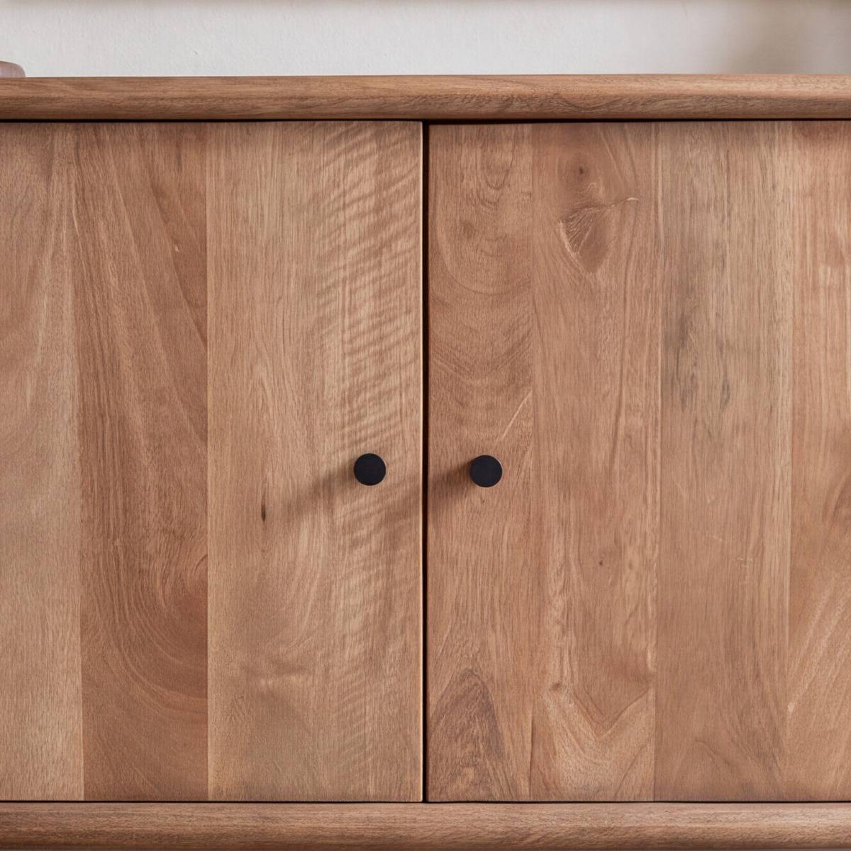 Buffet en bois de manguier ISALYNE bois foncé, MADE IN MEUBLES