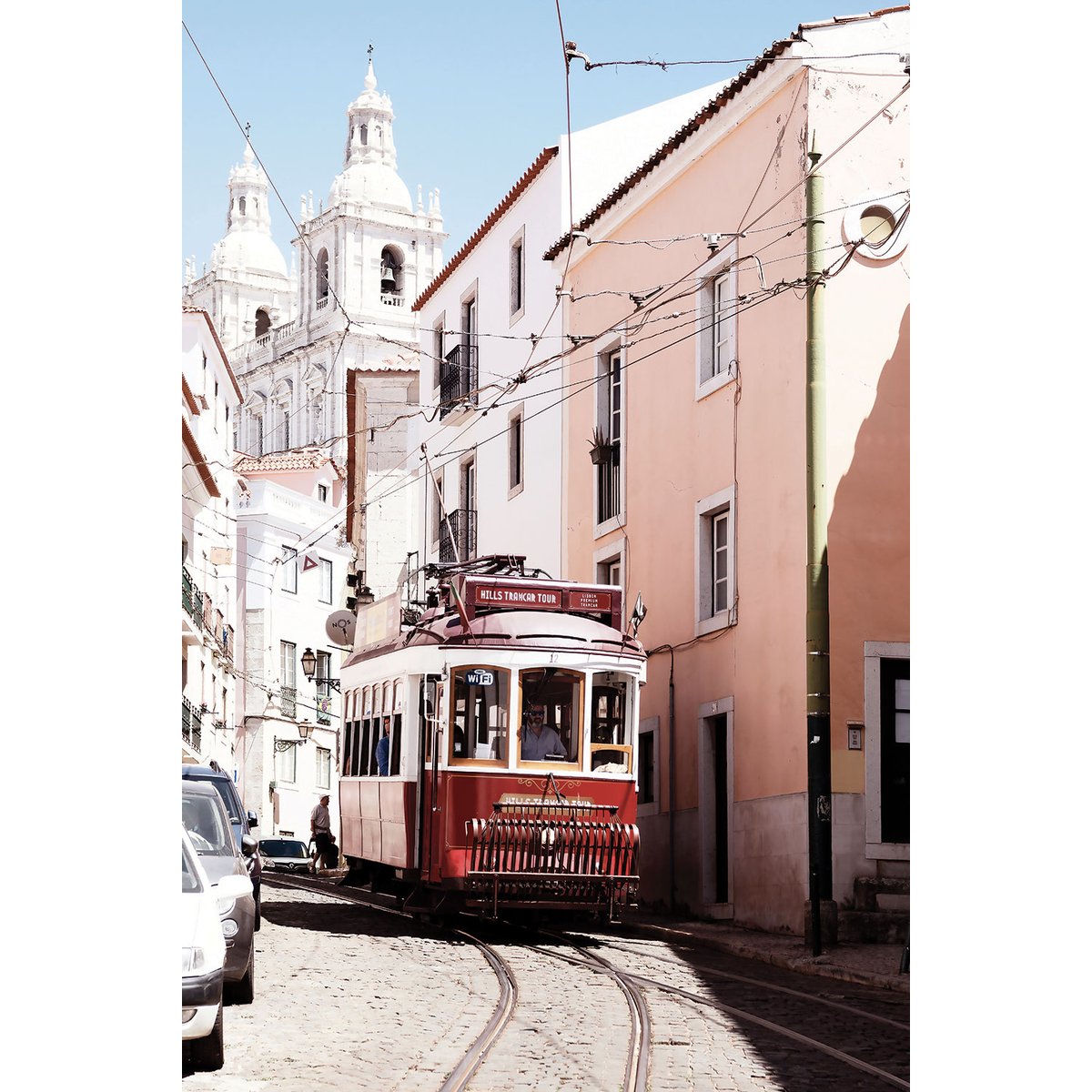 Tableau welcometoportugal tram tableau alu dibond, HEXOA