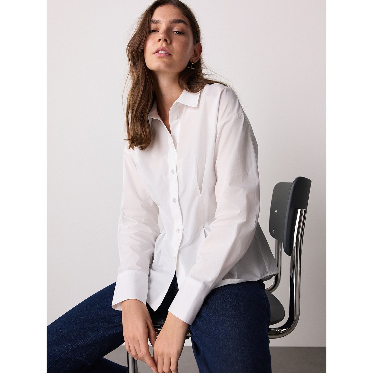 Chemise cintrée blanc, NEXT