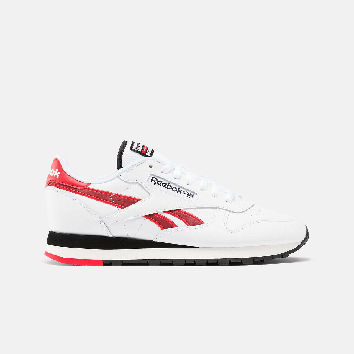 Baskets Classic Leather blanc/rouge/noir, REEBOK CLASSICS
