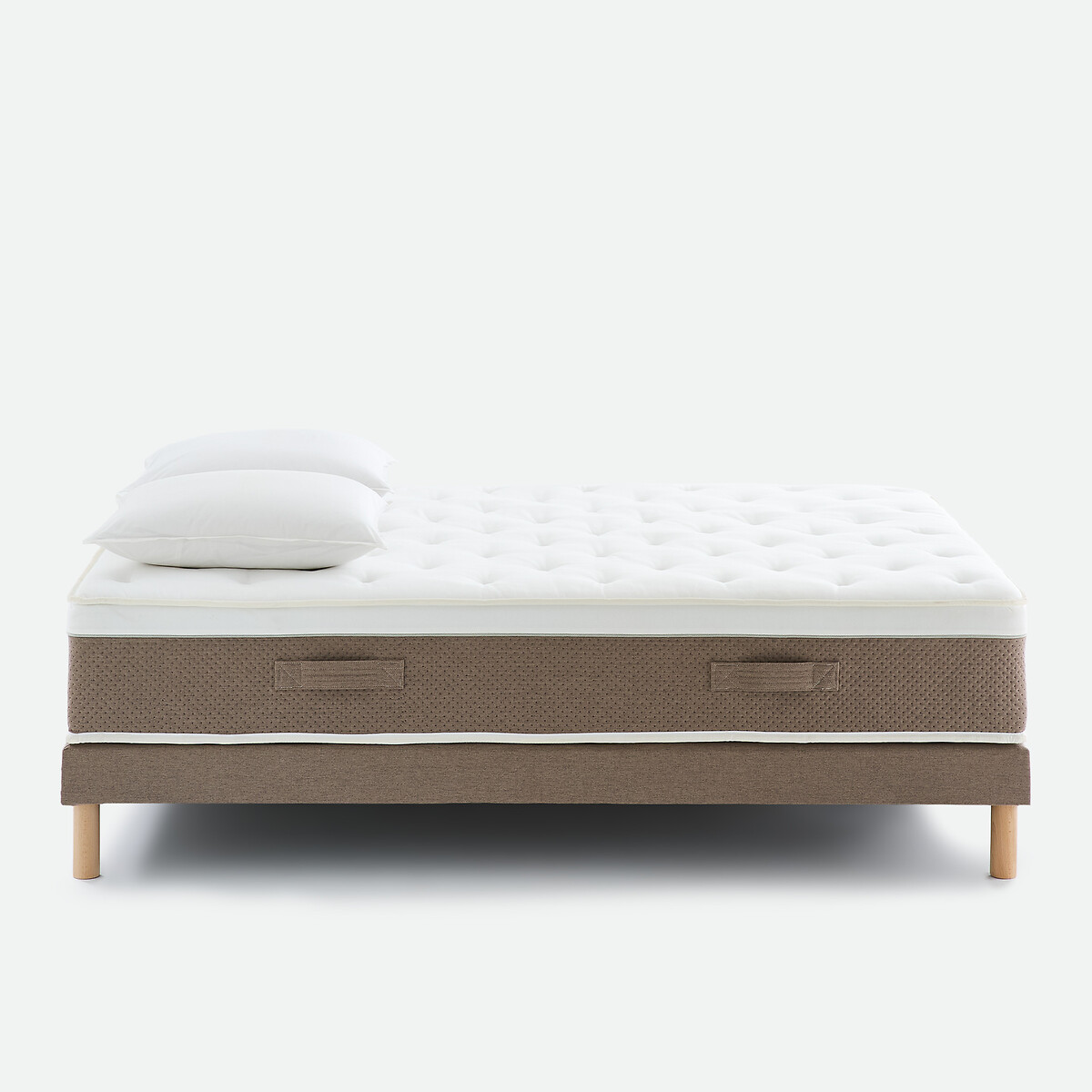 Matelas hybride Premium, 1326 ressorts+mousses, soutien ferme, accueil équilibré taupe, LA REDOUTE INTERIEURS