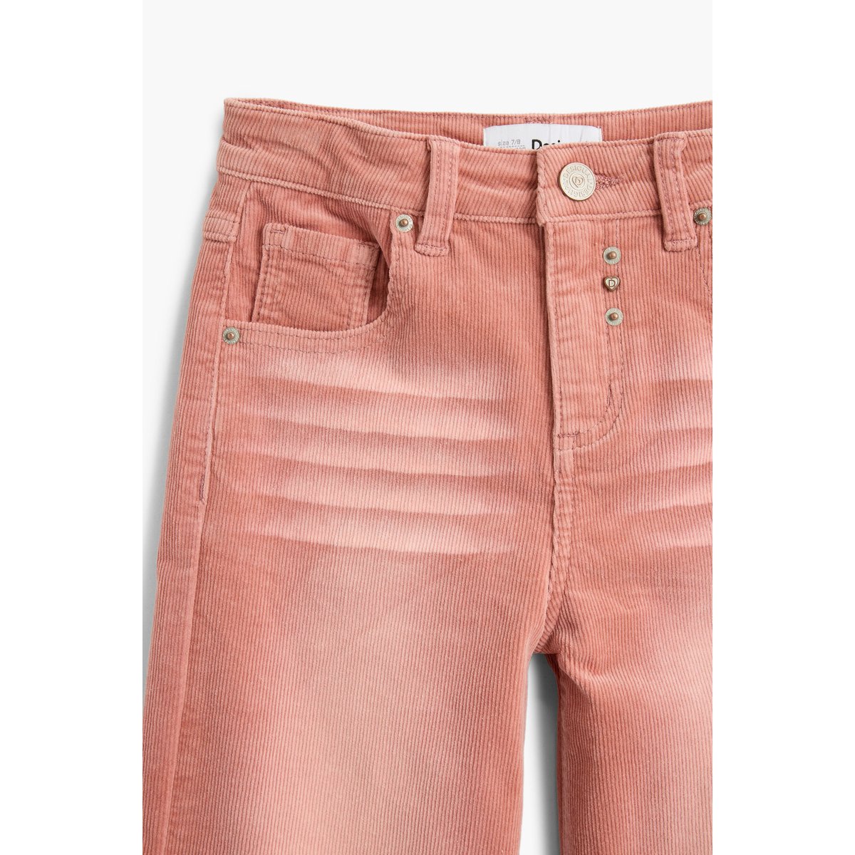 PANTALON LONG EN DENIM ÉLASTIQUE rouge, DESIGUAL