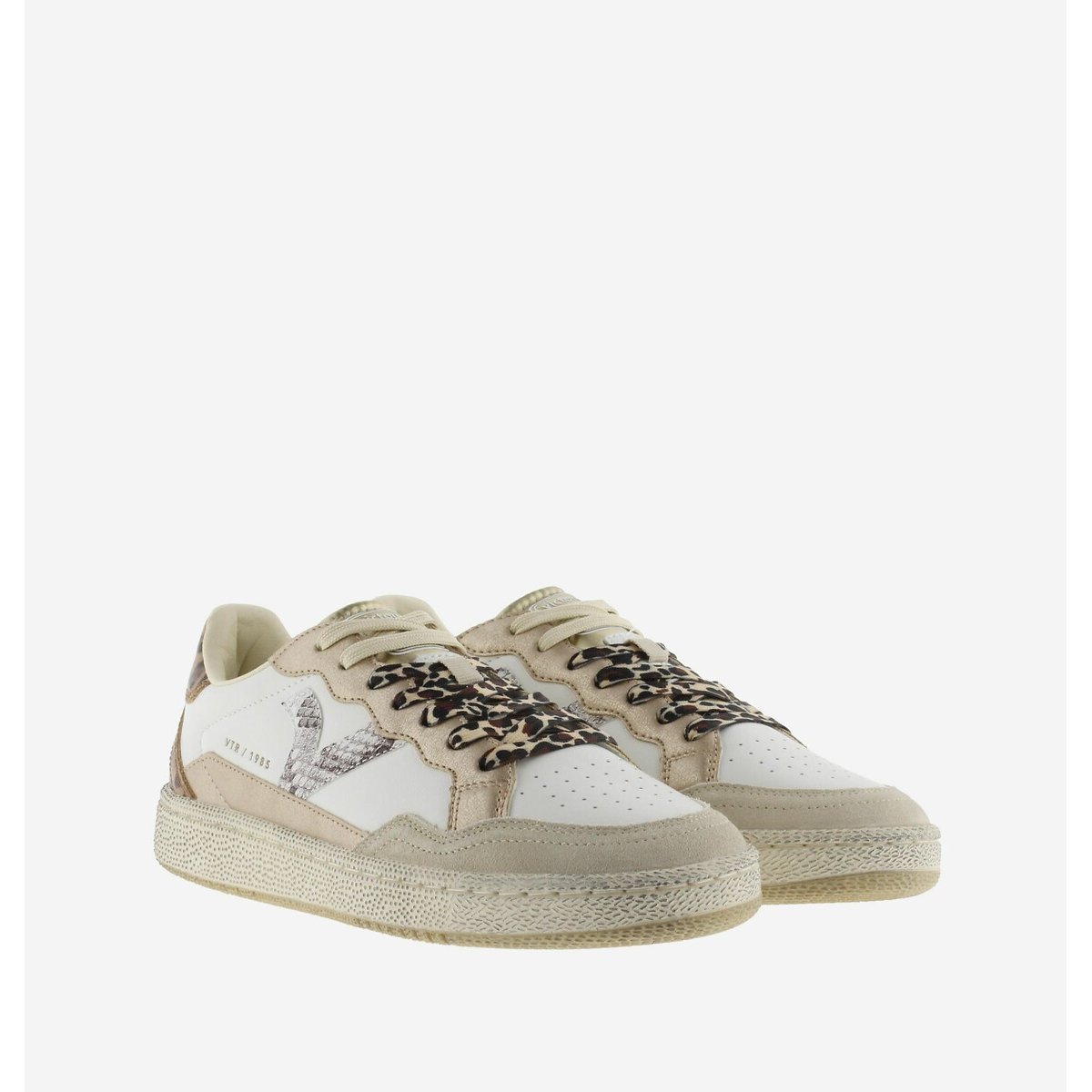 Baskets Smash blanc/beige, VICTORIA