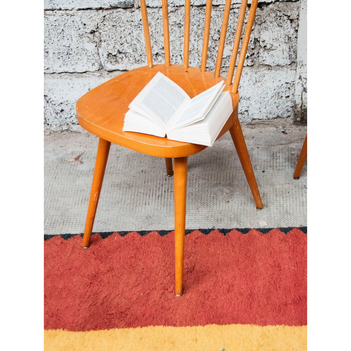 Paire de chaises style Baumann Alma N°730 - Bon état bois, DEBONGOUT