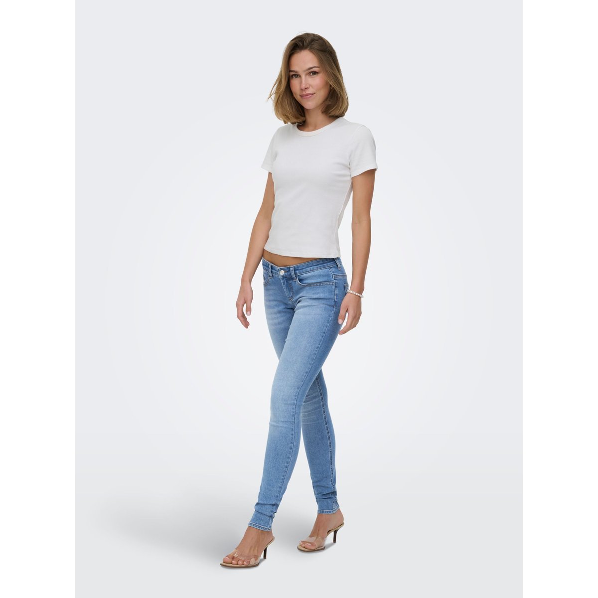 Jean Skinny light blue denim, ONLY