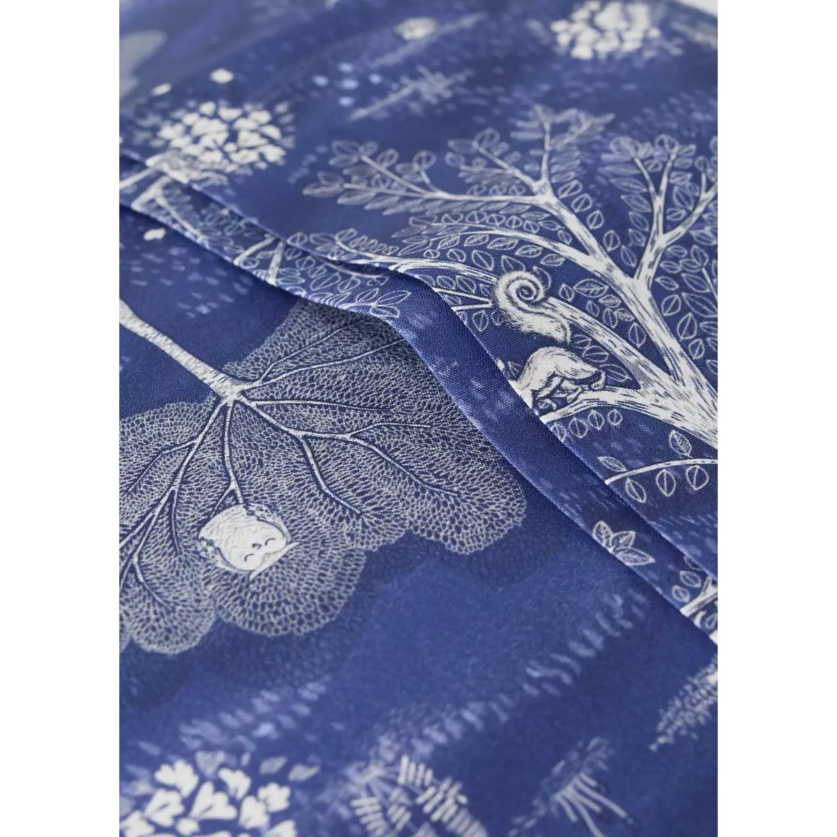 Taie d’oreiller en imprimé fleuri 45x110 cm bleu, MANGO HOME